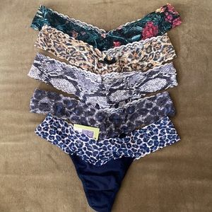 Hanky Panky Thong Panties - Set of 5